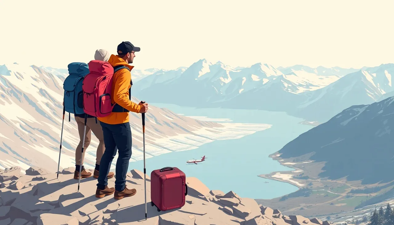 Turistický chodník a skalnatý hrebeň v bulharskom pohorí Pirin pod vrchom Vihren