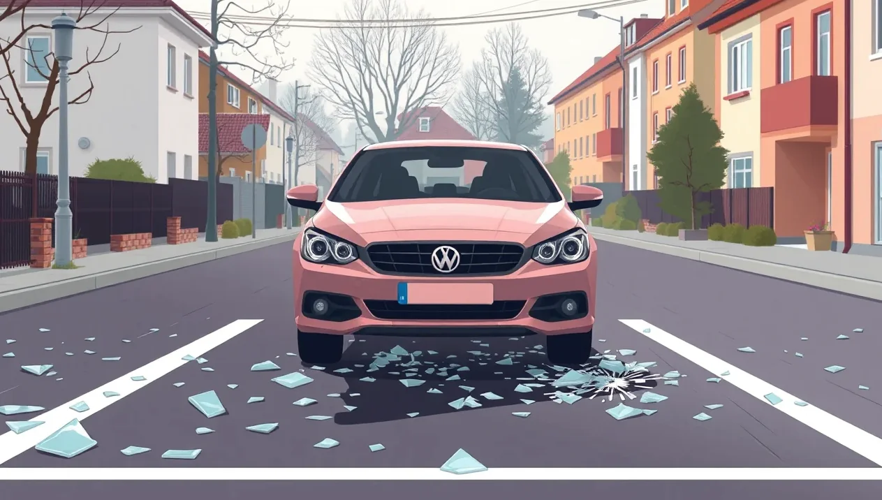 Likvidátor poistných udalostí kontroluje poškodenie prednej masky a motora vozidla