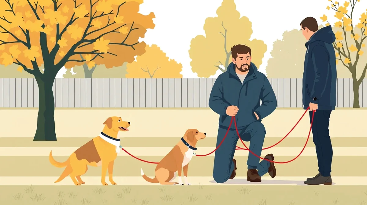 Veterinárny lekár vyšetruje psa na vyšetrovacom stole na klinike