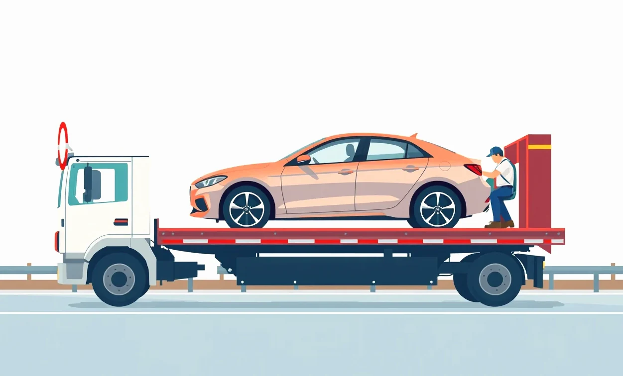 Muž kontroluje kúpnu zmluvu a dokumenty pri dovezenom automobile