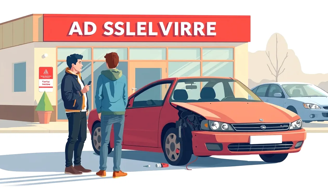 Mechanik v autoservise kontroluje motor staršieho osobného automobilu