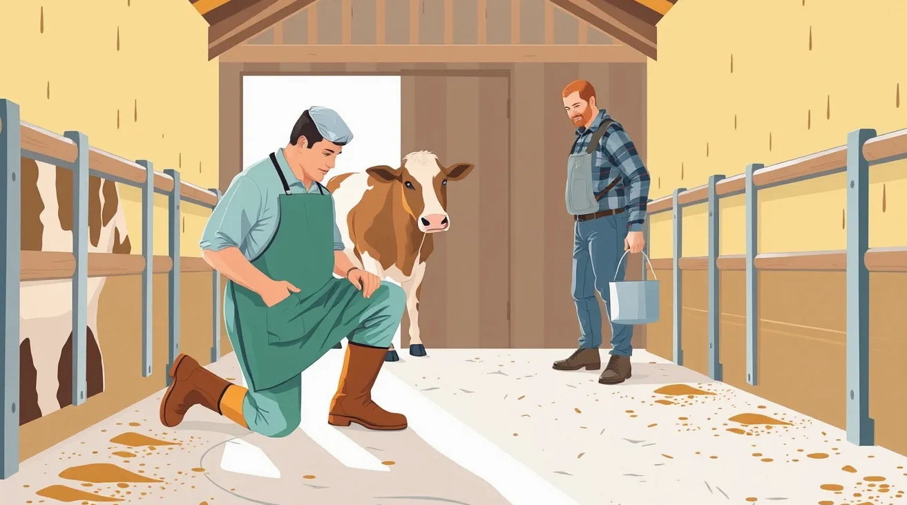 Veterinárna lekárka pripravuje liečivá a injekčnú striekačku v ordinácii