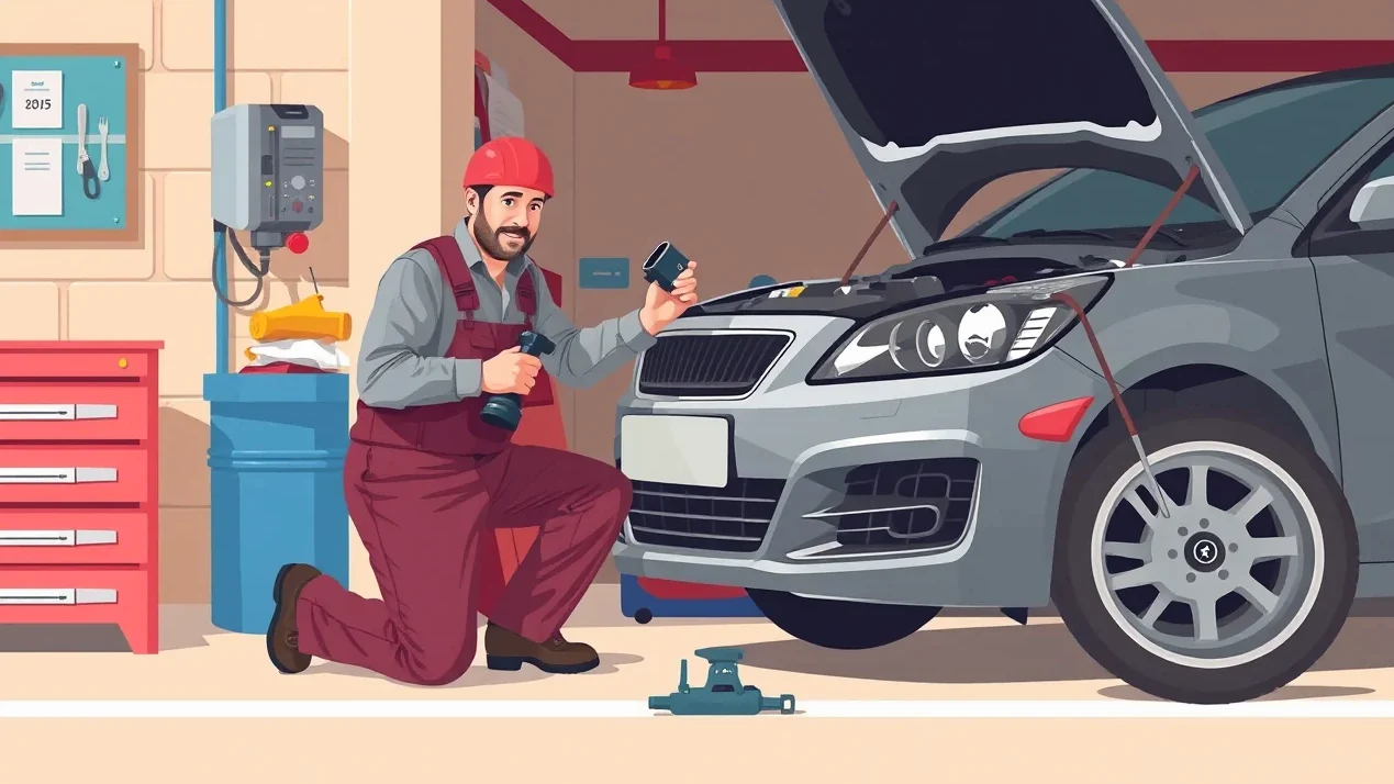Preberanie opraveného automobilu v autoservise po úspešnom doriešení poistnej udalosti