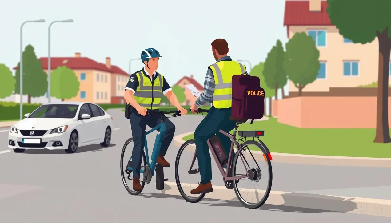 Servisný technik pripája diagnostický kábel k motoru elektrobicykla