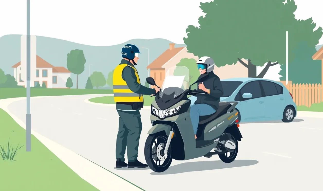 Pohľad na ochrannú prilbu položenú na sedadle motorovej trojkolky