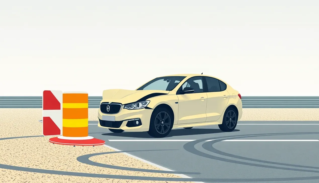 Detail športovo upraveného podvozka a brzdového systému osobného automobilu
