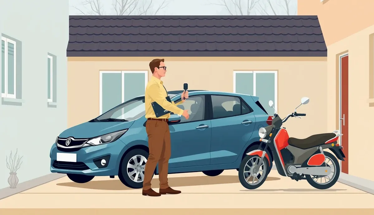 Predná maska osobného automobilu s upevnenou slovenskou tabuľkou s evidenčným číslom