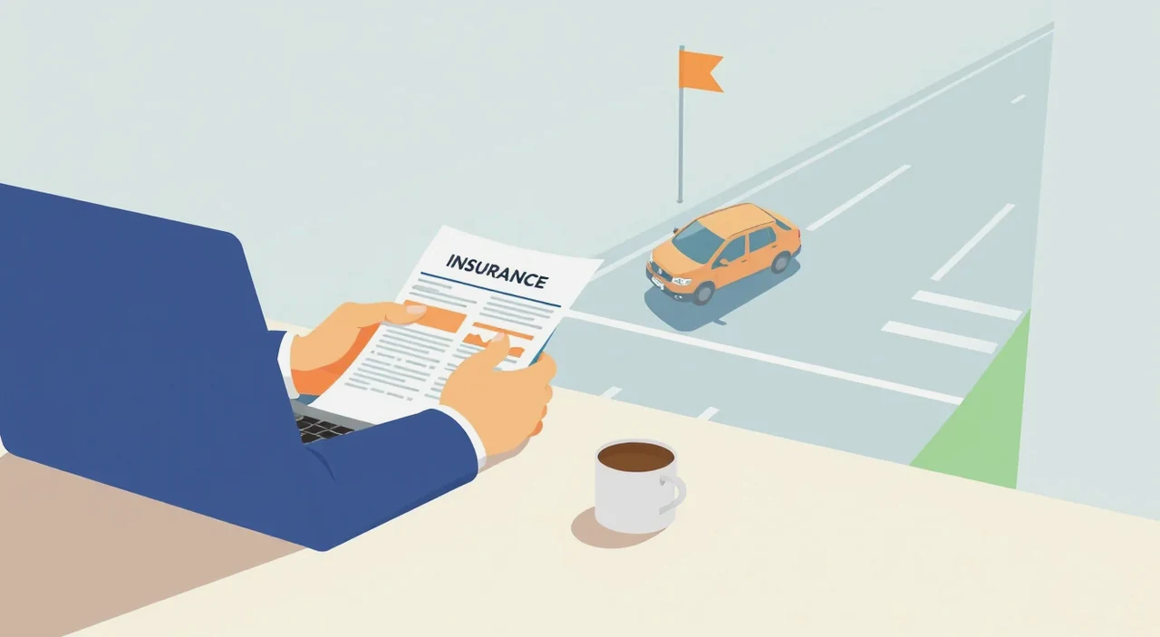 Vodič vypisuje správu o nehode pri poškodenom automobile
